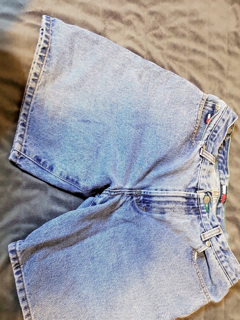 Vintage Tommy Hilfiger 2002 Denim Shorts Boys Size 16